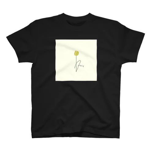 cream yellow Regular Fit T-Shirt