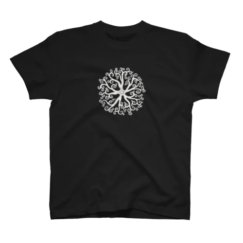 白いテヅルモヅル スタンダードTシャツ