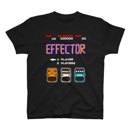 レトロゲーム風なエフェクター スタンダードTシャツ