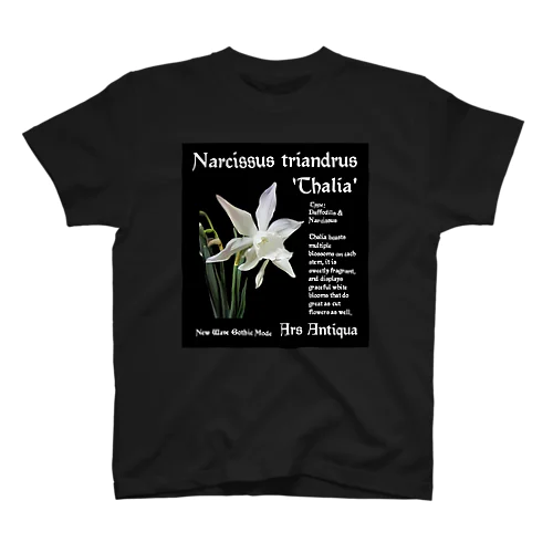 前面プリント Narcissus Triandrus 'Thalia' 2 Regular Fit T-Shirt