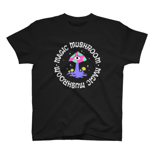 マジックマッシュルーム magic mushroom サイケデリック psychedelic シロシビン Regular Fit T-Shirt