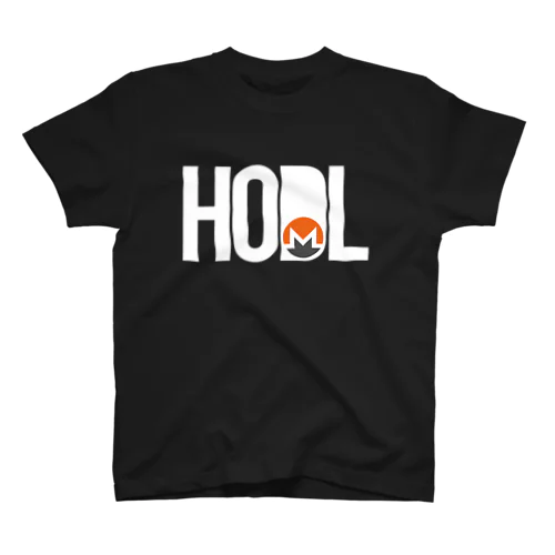 HODL XMR whitefont スタンダードTシャツ