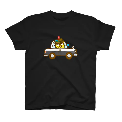 イネカリ警部の旧式パトカー スタンダードTシャツ