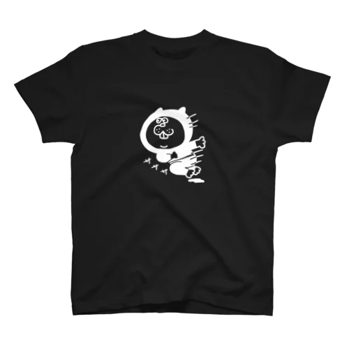 デブ忍者まかり通る！！(ホワイト) スタンダードTシャツ