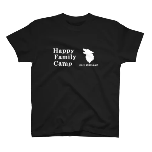 Happy Family Camp　ホワイトバージョン スタンダードTシャツ