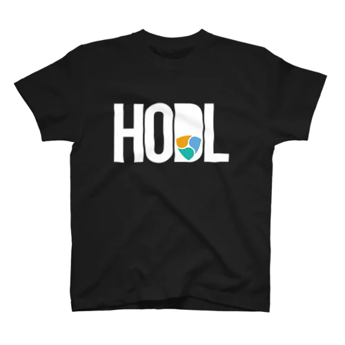 HODL XEM #2 Whitefont Regular Fit T-Shirt