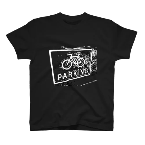 PARKING（モノクロver.） スタンダードTシャツ