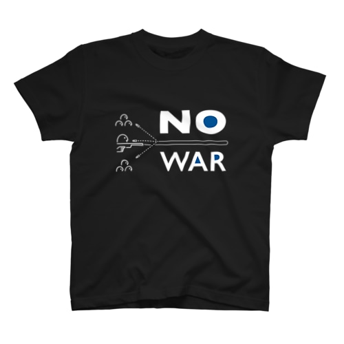 NO WAR（Black） Regular Fit T-Shirt