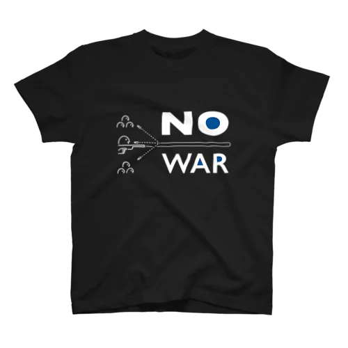 NO WAR（Black） Regular Fit T-Shirt