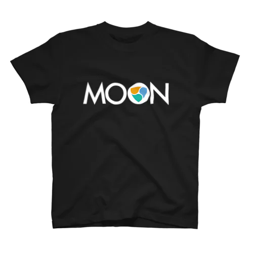 MOON XEM whitefont Regular Fit T-Shirt