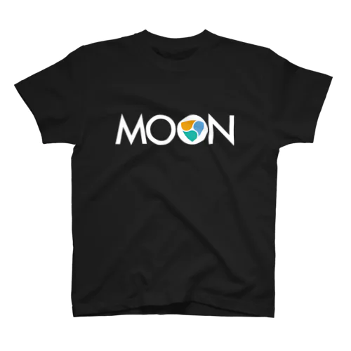 MOON XEM whitefont スタンダードTシャツ