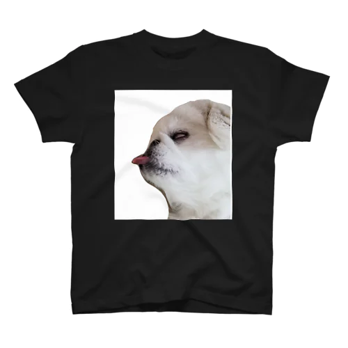 ペキ犬(眠いシンプル) スタンダードTシャツ