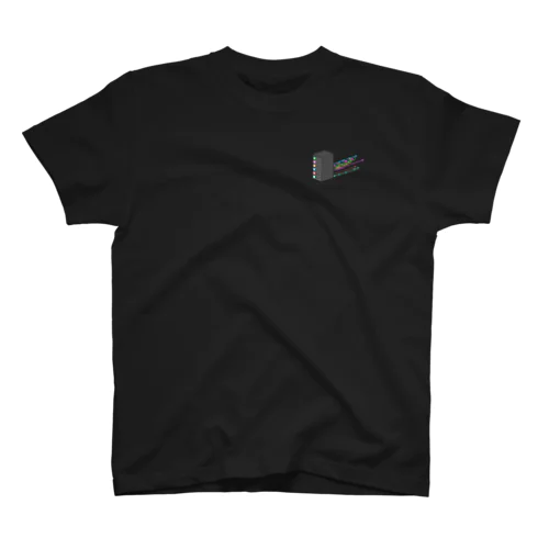 サーバーちゃん（Black ver.） Regular Fit T-Shirt