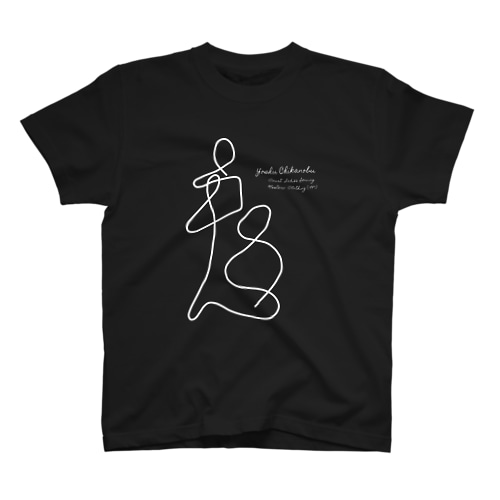 【One line Ukiyoe】洋装美人 Regular Fit T-Shirt