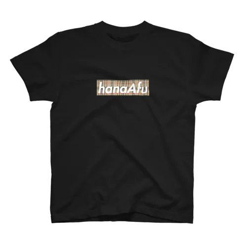 hanaAfu Tシャツ チェック柄 Regular Fit T-Shirt