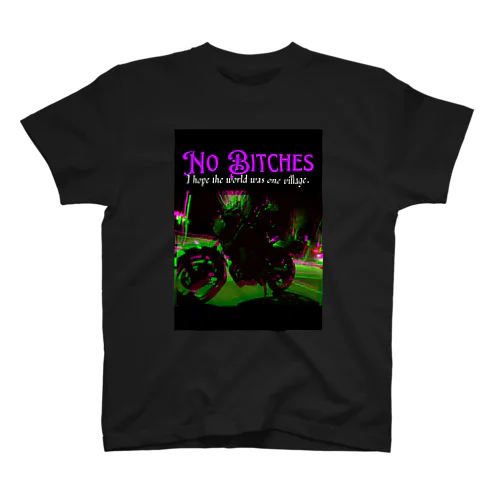 【BALIUS】No Bitches Regular Fit T-Shirt