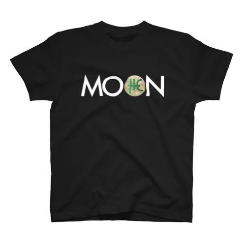 MOON THC whitefont スタンダードTシャツ