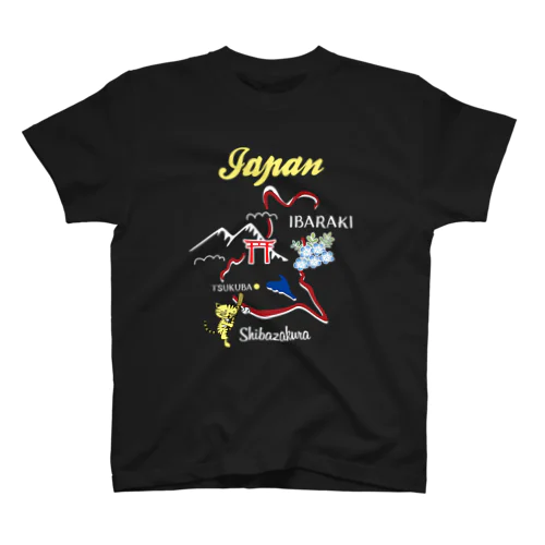 芝桜スカジャン風 Regular Fit T-Shirt