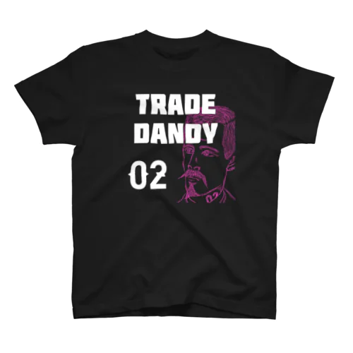 TRADE DANDY 002 ストリートトレードダンディおじさん002 スタンダードTシャツ