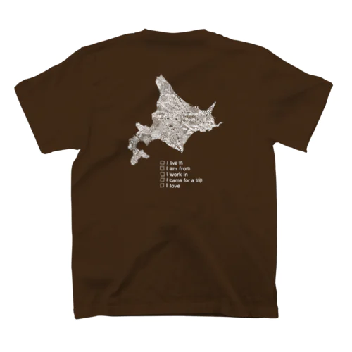北海道に住んでたり働いてたり、  出身だったり旅行で行ったことがあったり  大好きだったりする人（濃い生地）用 Regular Fit T-Shirt