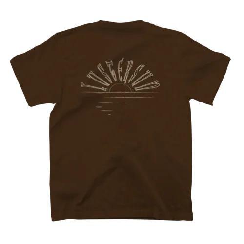 Luster sun / sun letter Regular Fit T-Shirt