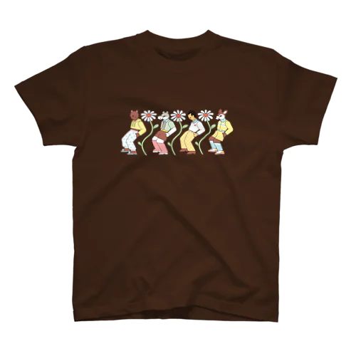 Dancing flowers スタンダードTシャツ