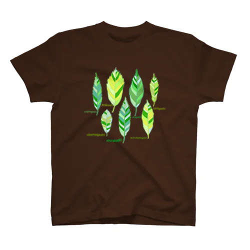 カシの葉 Regular Fit T-Shirt