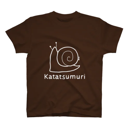 Katatsumuri (カタツムリ) 白デザイン Regular Fit T-Shirt