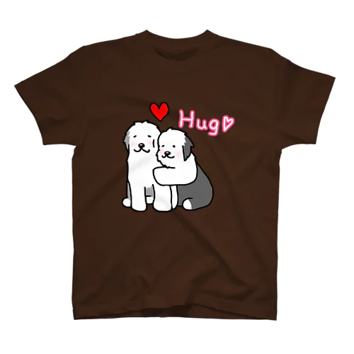 Hug Old English Sheepdog スタンダードTシャツ