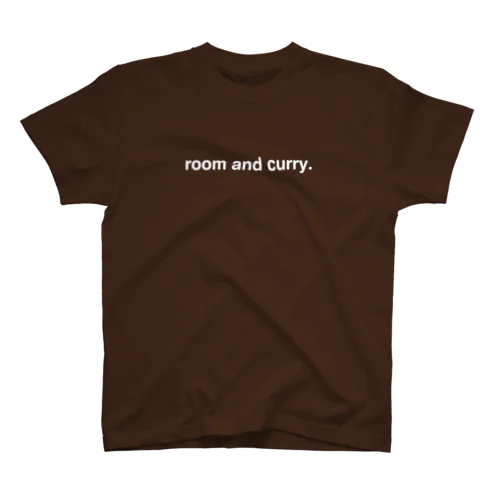 room and curry. T 白 スタンダードTシャツ