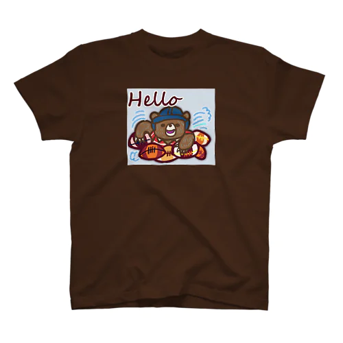 ラグビー部のクマちゃん★第2弾 Regular Fit T-Shirt