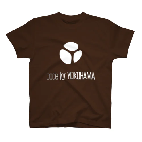 Code for Yokohama Logo White スタンダードTシャツ