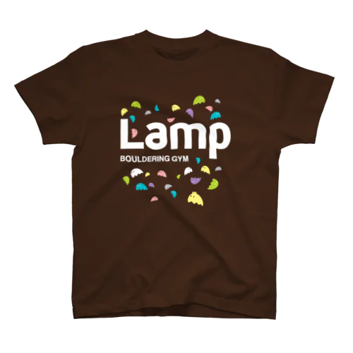 Lampちゃん白ロゴ Regular Fit T-Shirt