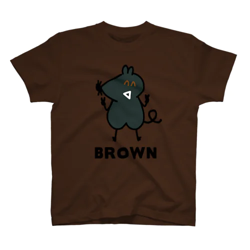 ね子とま太新シリーズ放送記念の（12）BROWN スタンダードTシャツ