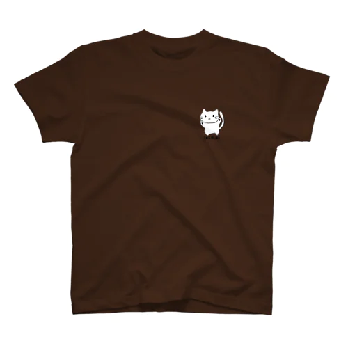 両手を挙げるねこ Regular Fit T-Shirt