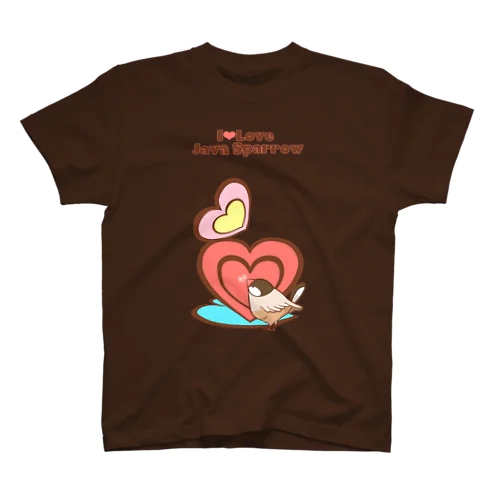 I♡Loveシナモン文鳥 Regular Fit T-Shirt