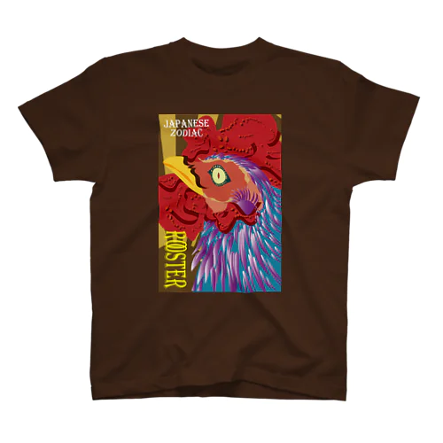 ZODIAC rooster （酉） Regular Fit T-Shirt