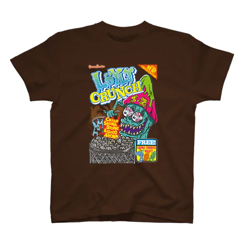 SAUNA ZOMBIES-LöYLY CRUNCH T DARK- スタンダードTシャツ