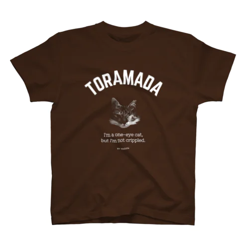 MADARA(猫）/ホワイト スタンダードTシャツ