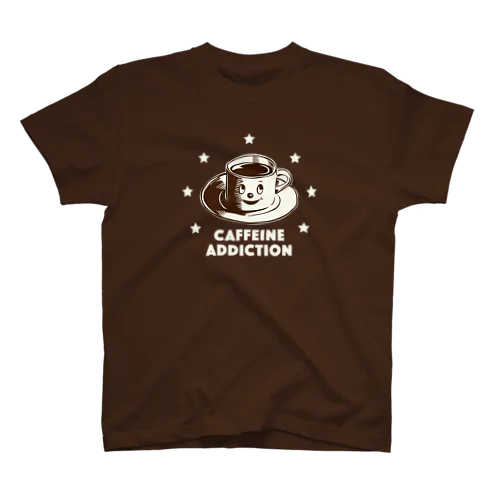 CAFFEINE ADDICTION （COFFEE） Regular Fit T-Shirt