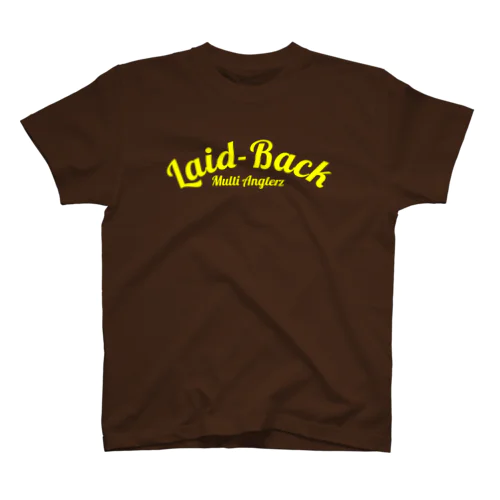 Laid-Backマルチシリーズ黄色(釣り) スタンダードTシャツ