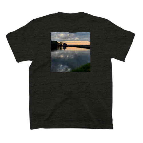 #2 At twilight -rice field スタンダードTシャツ