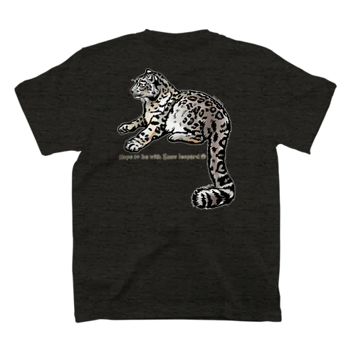 ユキヒョウ Snow leopard スタンダードTシャツ