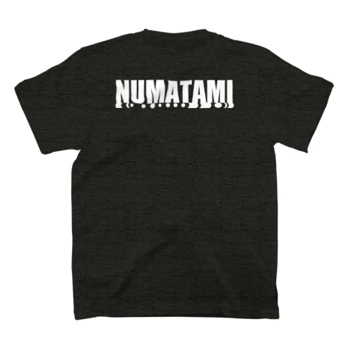 沼民(NUMATAMI)白ロゴ スタンダードTシャツ