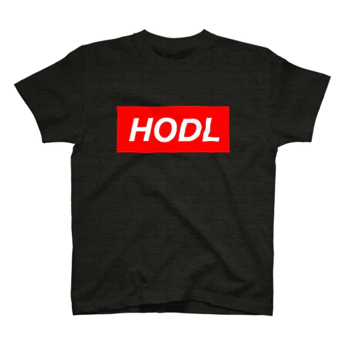 HODLシリーズ(RED&WHITE) スタンダードTシャツ