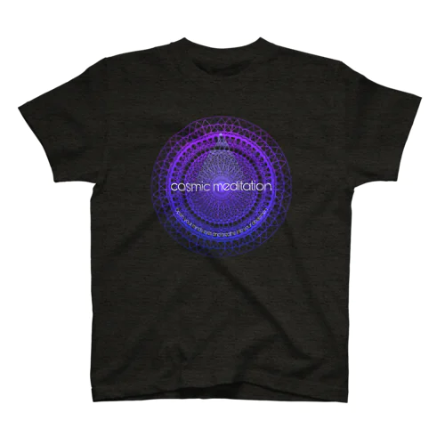 cosmicmeditation violet Regular Fit T-Shirt