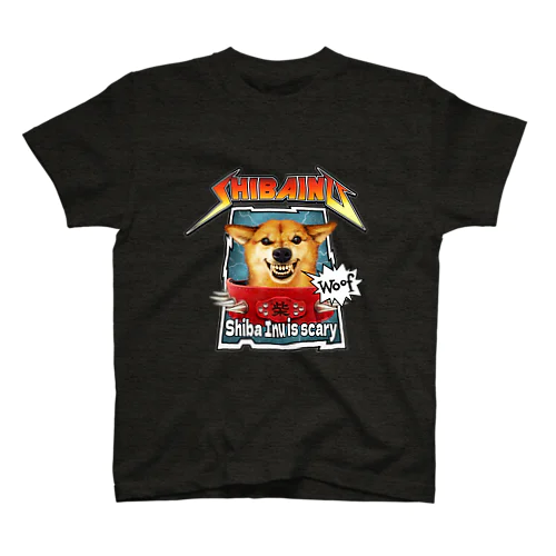 ロック柴犬 スタンダードTシャツ