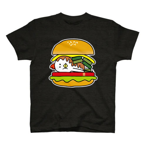  とり男バーガー スタンダードTシャツ