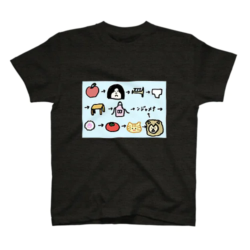 げきむずしりとり スタンダードTシャツ