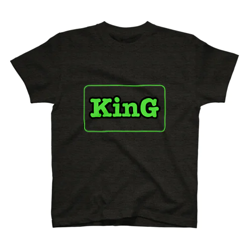 KinG 黒フチロゴシリーズ スタンダードTシャツ